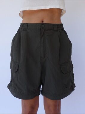Vintage green cargo shorts